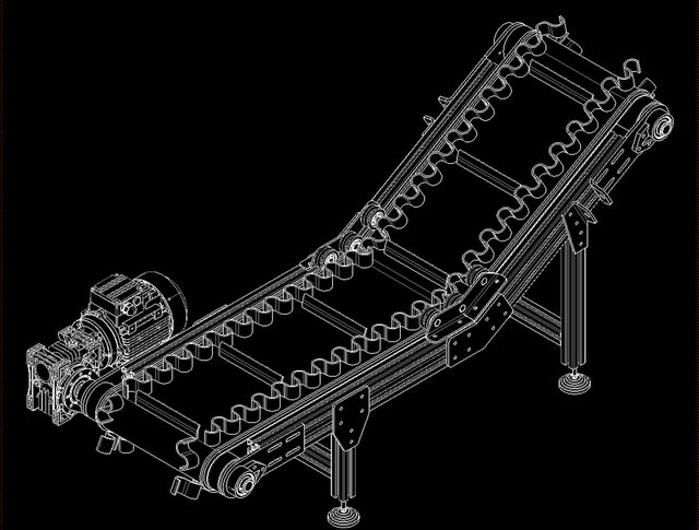 WALNUT TRANSPORT CONVEYOR