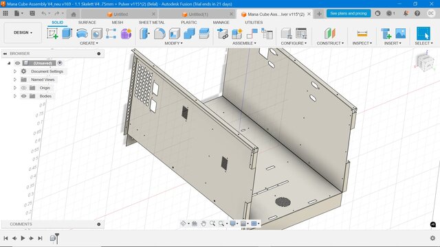 Sheet metal design using fusion 360, Solidworks and autocad
