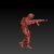 Military Soldier Character for 3D Printing
