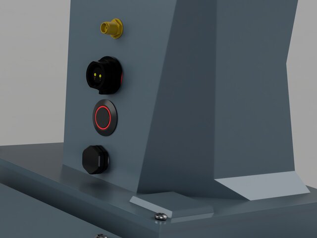 3D model of Autonomous Ground Robot — Wildlife Detection System (PCB + Embedded AI)