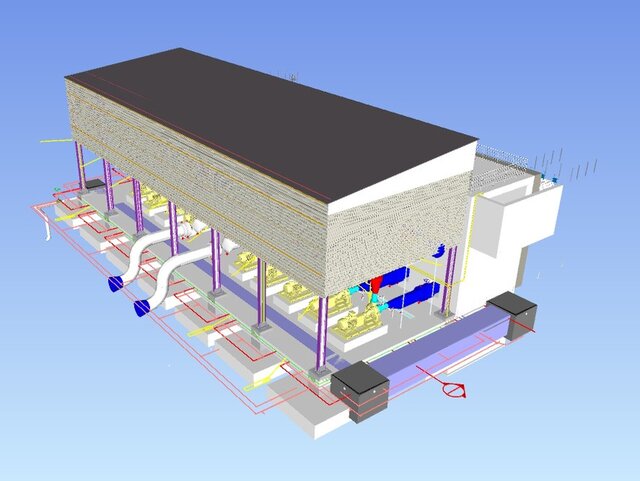 3D model of Industrial Piping Design | AutoCAD Plant 3D | Desalination Plant 3D Modeling
