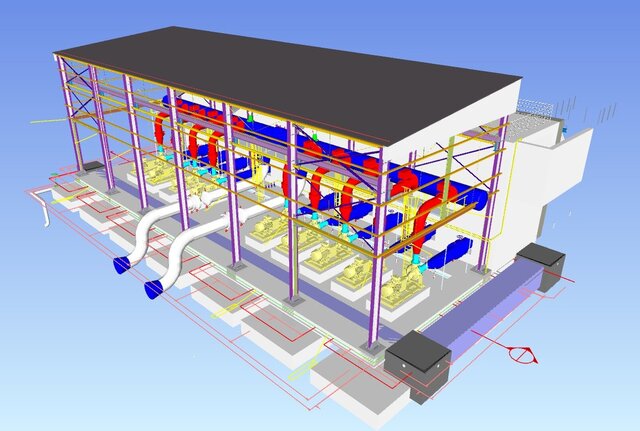 3D model of Industrial Piping Design | AutoCAD Plant 3D | Desalination Plant 3D Modeling
