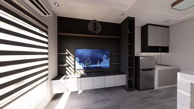 3D model of Bedroom Renovation