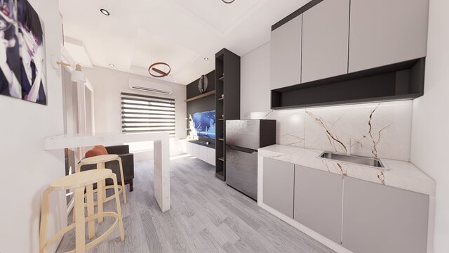 3D model of Bedroom Renovation
