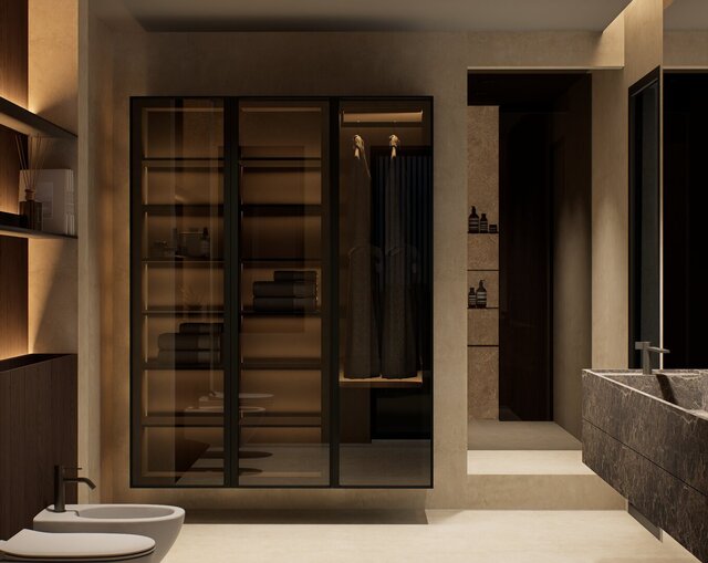 3D model of SUITE - Material Shadows