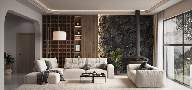 LIVING ROOM DESIGN | VISUALIZATION