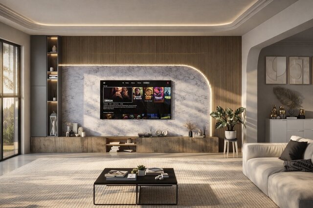LIVING ROOM DESIGN | VISUALIZATION – image 2 of 2