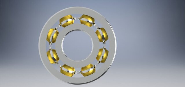 3D model of Deep Groove Ball Bearing – CATIA  3D CAD Design