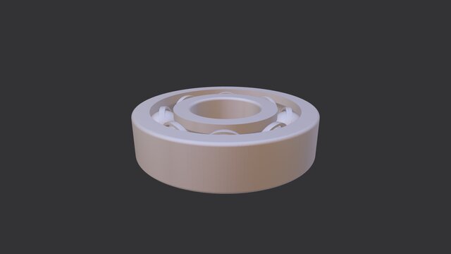 Deep Groove Ball Bearing – CATIA  3D CAD Design