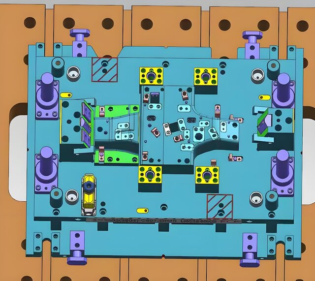 3D model of Single Punch Die