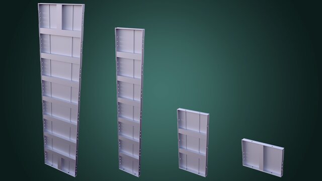 3D model of Wall Formwork Systems