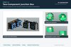 Two-Component Junction Box and Mold-Oriented Product Development design by R_Varnas