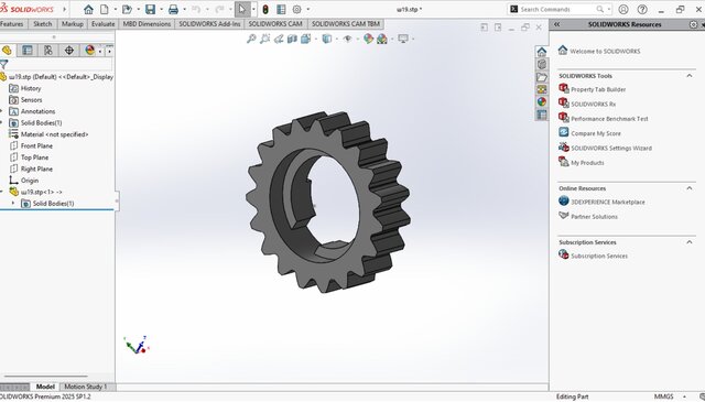3D model of Integrated Planetary Gear System