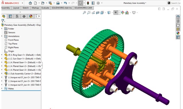 Integrated Planetary Gear System