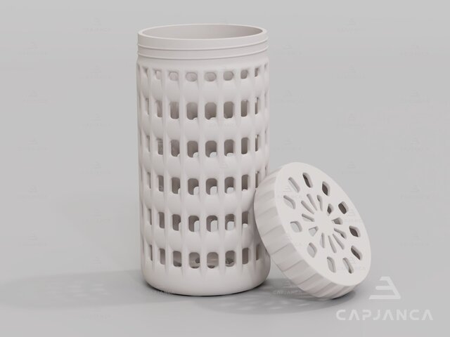 Container with screw cap