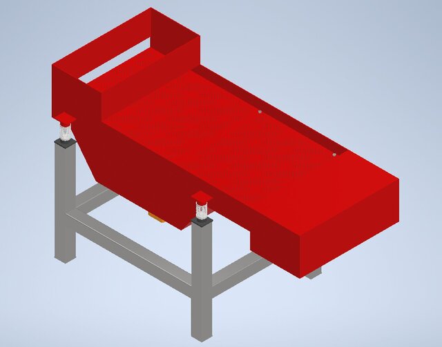 Straight line vibration sieve shaker (preliminary design)