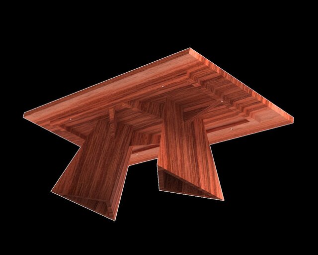 Premium Furniture Engineering: Solid Chestnut Table (DfM & FEA)