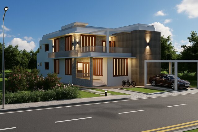 The Modern Living Villa