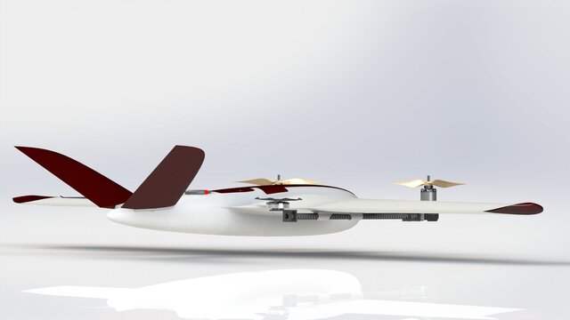 UAV VTOL Fixedwing With Tilt System – image 4 of 21