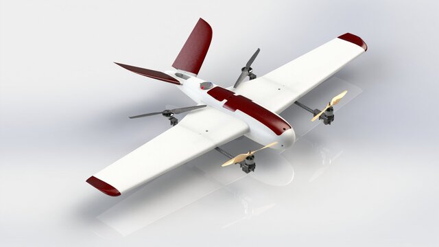 UAV VTOL Fixedwing With Tilt System – image 3 of 21