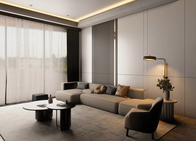 3D model of INTERIOR DESIGN LIVING ROOM
