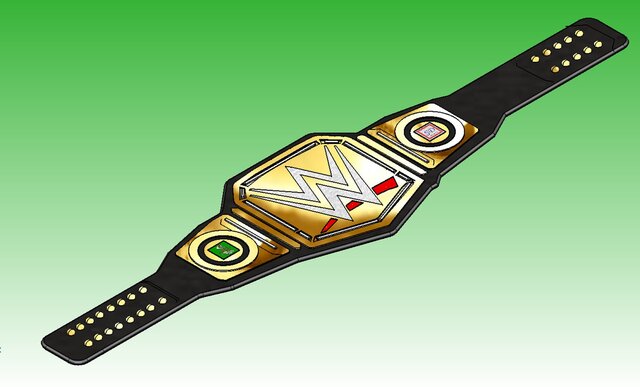 Drawing 2D then converting to 3D wrestling Belt!!