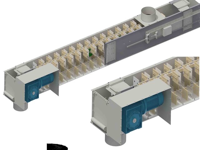 3D model of Process equipment and  conveyor lines