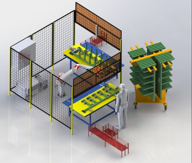 3D model of Frame Welding Automation