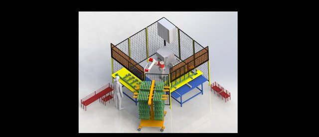 3D model of Frame Welding Automation
