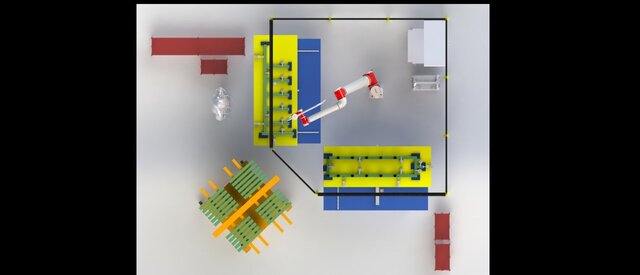 3D model of Frame Welding Automation