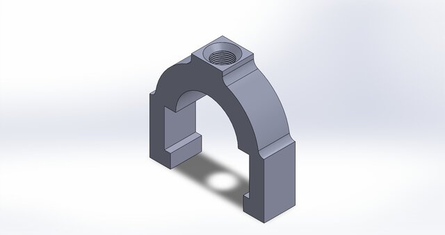 3D model of V-block assembly