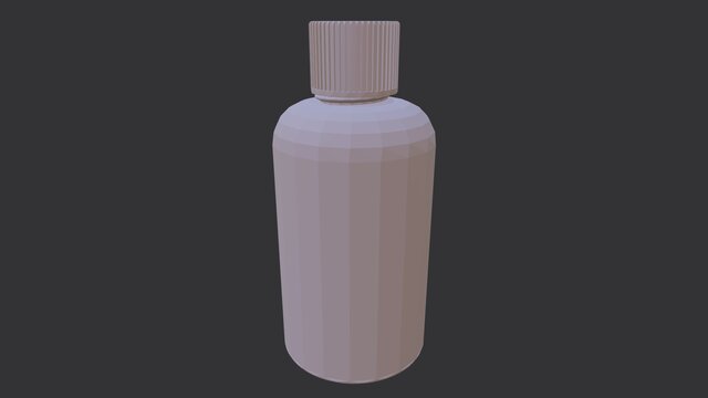 3D model of medicine-bottle