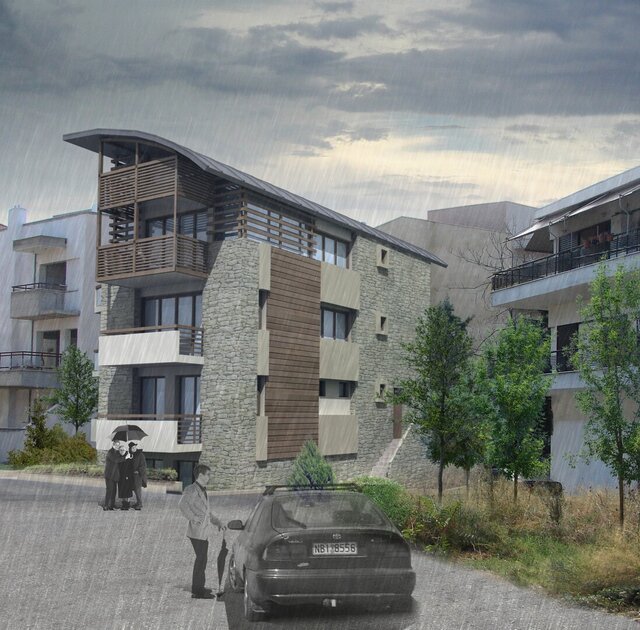 Residential building in Greece