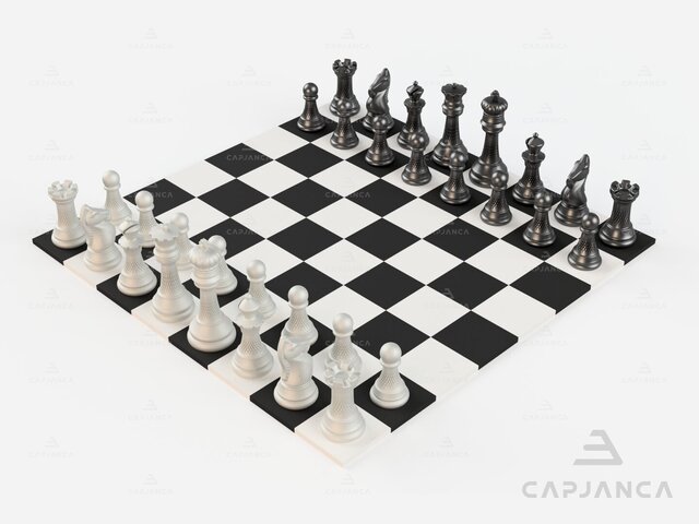Modern-Classic Chess Set