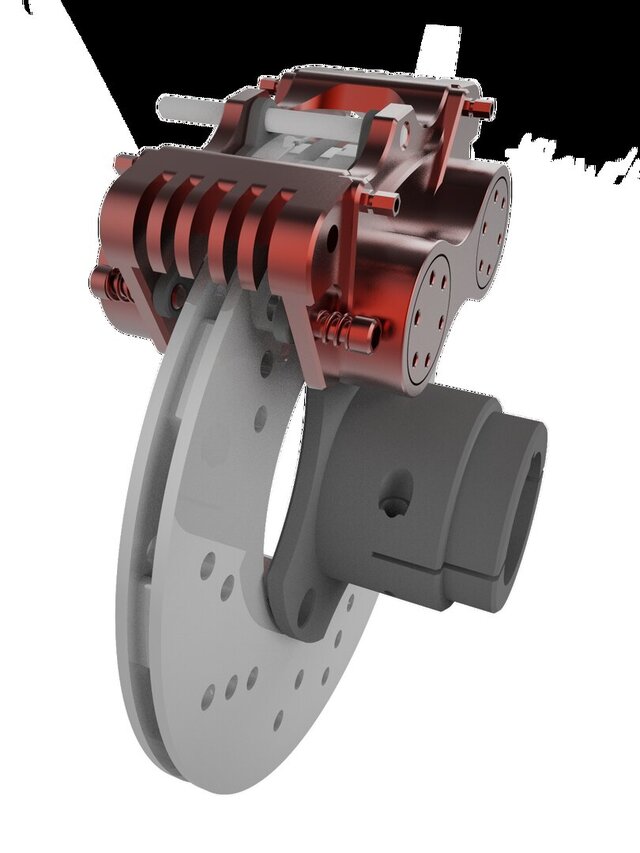 3D model of brake-animation-1