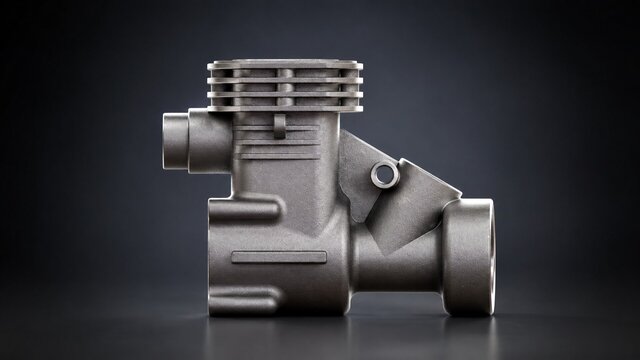 3D model of Industrial Pump Housing