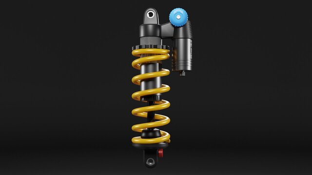 3D model of Suspension Shock Absorber Technical Concept Design
