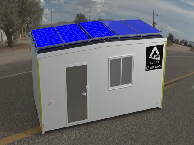 3D model of Off-Grid Solar Power System – Mechanical & CAD Design