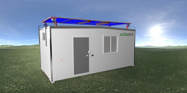 3D model of Off-Grid Solar Power System – Mechanical & CAD Design
