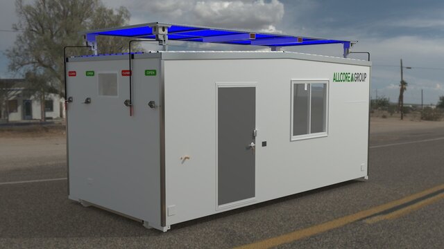 3D model of Off-Grid Solar Power System – Mechanical & CAD Design