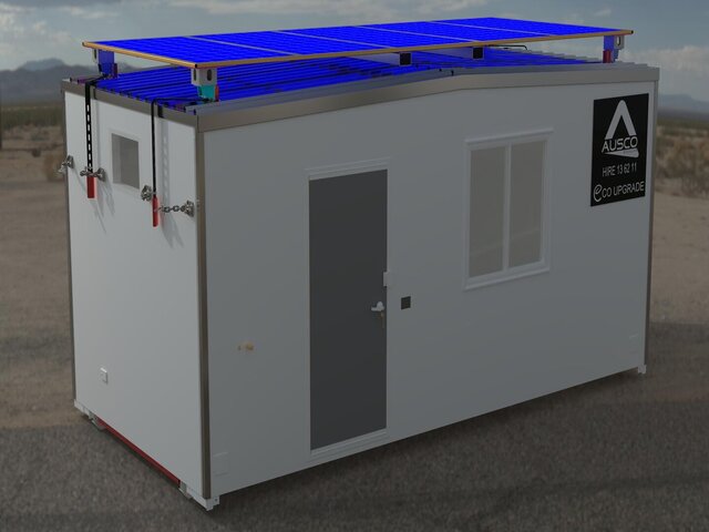 3D model of Off-Grid Solar Power System – Mechanical & CAD Design