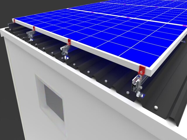 3D model of Off-Grid Solar Power System – Mechanical & CAD Design