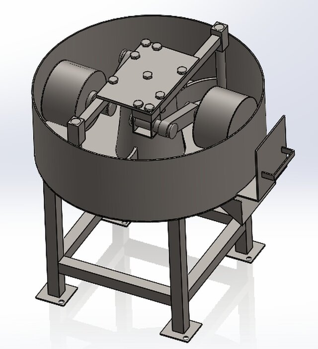 3D model of Sand Mixer Machine