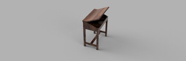 studt table with storage