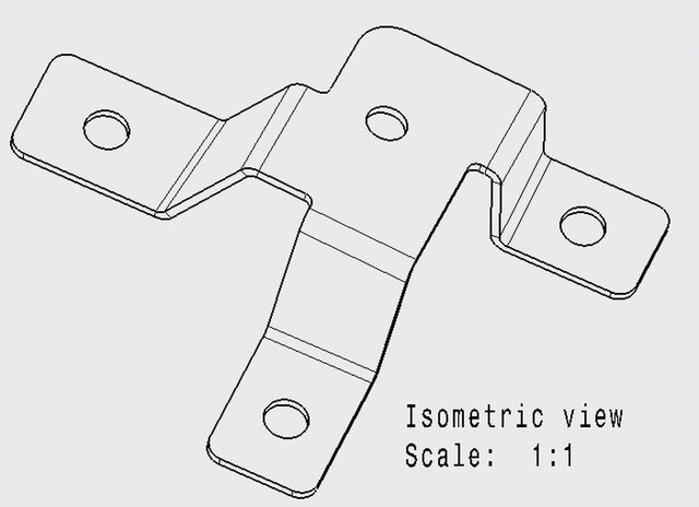 Sheet Metal mounting Bracket