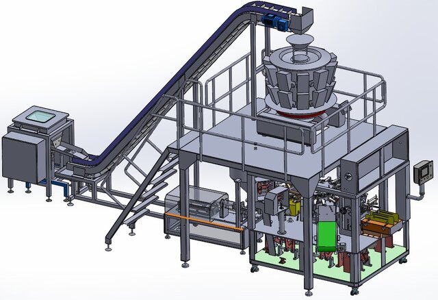High-Capacity Automatic Packaging Machine
