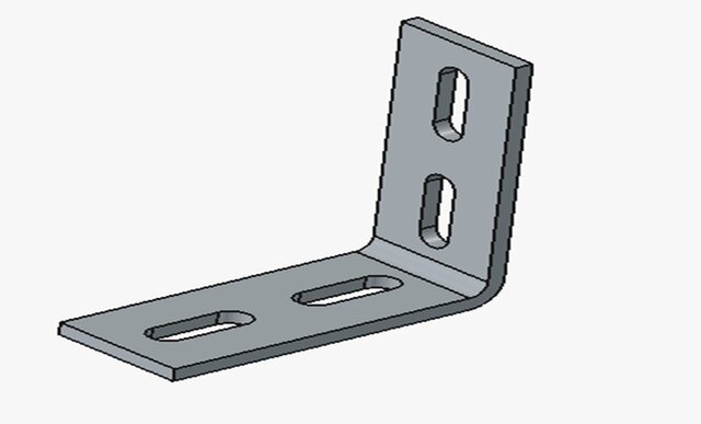 Heavy Duty Slotted Bracket for mechanical application – image 1 of 1