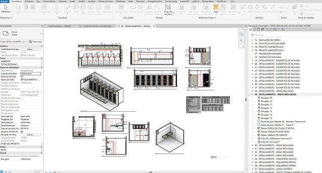 3D model of Large-Scale Institutional Building - Full BIM Model