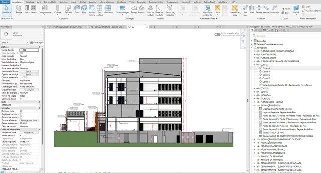 3D model of Large-Scale Institutional Building - Full BIM Model