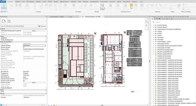 3D model of Large-Scale Institutional Building - Full BIM Model
